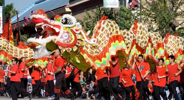 Des dragons à LA pour le Nouvel an chinois