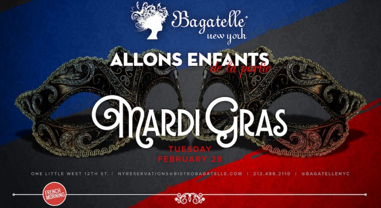 Une soirée Mardi Gras à Bagatelle avec French Morning