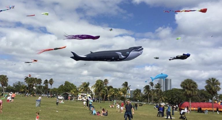 Kite Days: les cerfs-volants s'emparent du ciel de Miami Beach