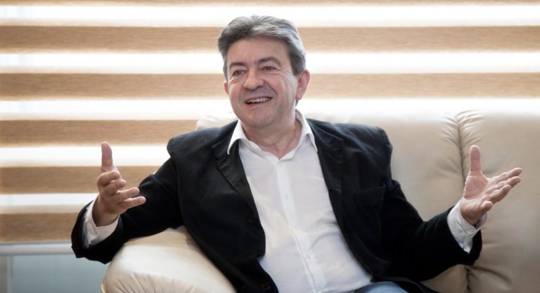 Meeting de "La France insoumise" de Mélenchon à San Francisco