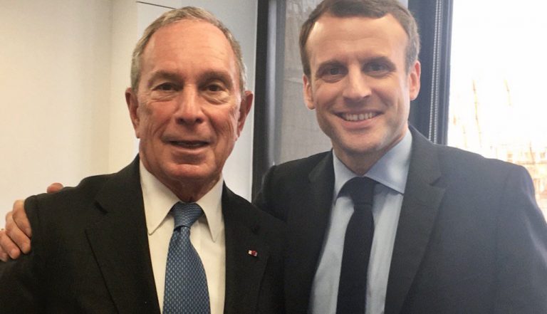 Michael Bloomberg, "fan" d'Emmanuel Macron