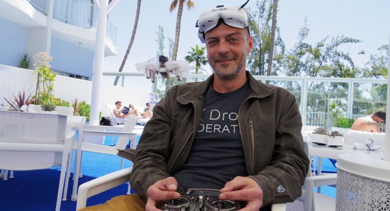 David Moquay, un Français dans les courses de drones en Arizona