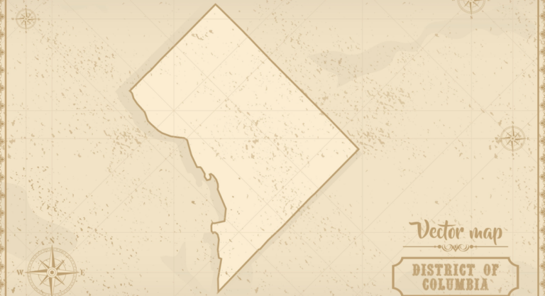 Pourquoi manque-t-il un morceau à Washington DC?