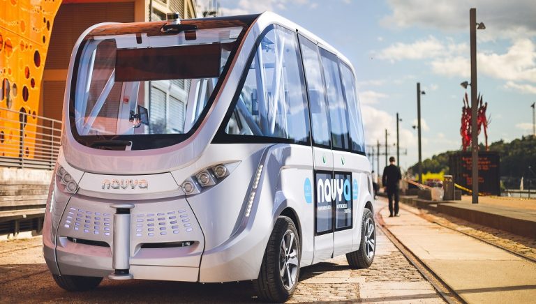 Navya: des Français à la pointe de la navette sans conducteur aux USA