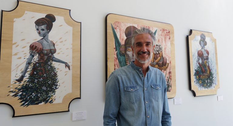 Avenue des Arts: l'"ace" artistique d'un ancien tennisman à LA