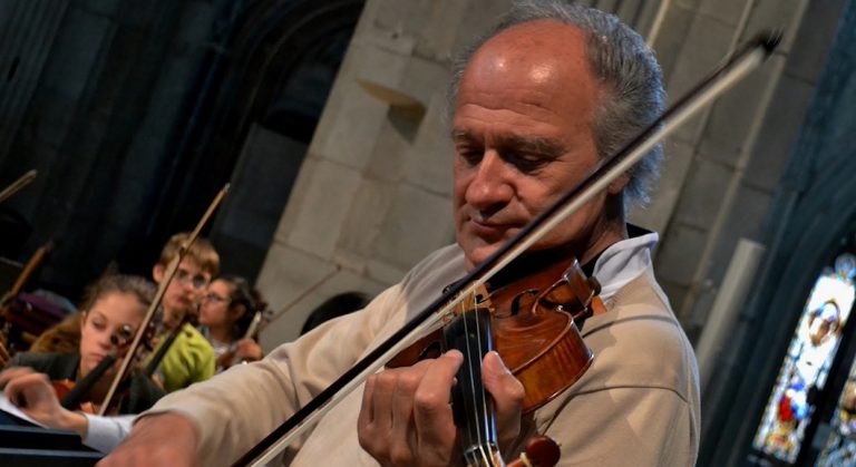 Le violoniste Régis Pasquier au Round Top Music Festival