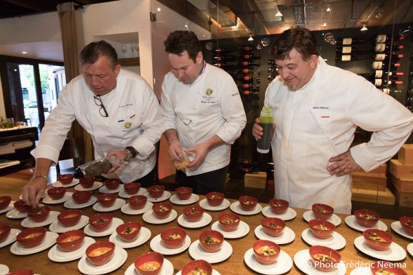 Roland Manrique, Claude Le Tohic et Fabrice Marcon