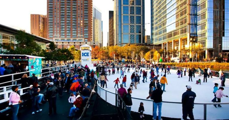 Ouverture de la patinoire The Ice à Houston