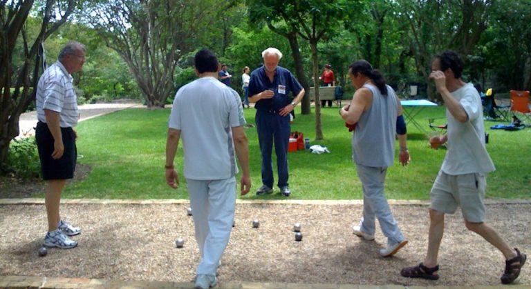 Un week-end de pétanque à Austin