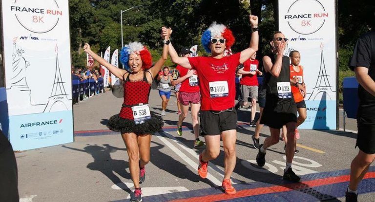 France Run rechausse les baskets à Central Park