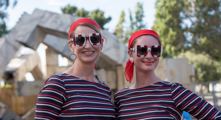 Bastille Day: Embarcadero Plaza aux couleurs de la France le 14 juillet