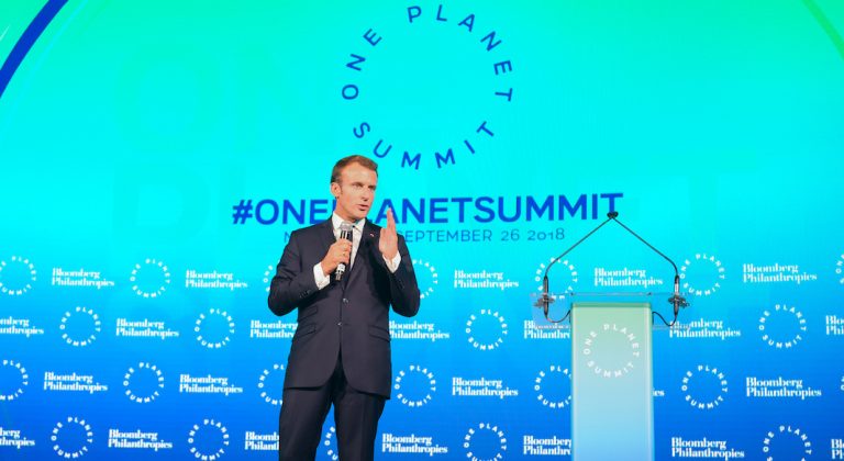 Climat: Macron met en garde contre le "bullshit" à New York