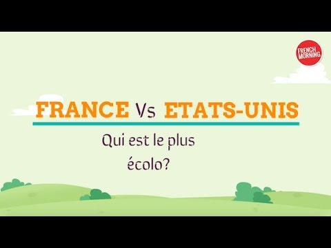 Infographie: les chiffres de l'écologie en France vs aux Etats-Unis