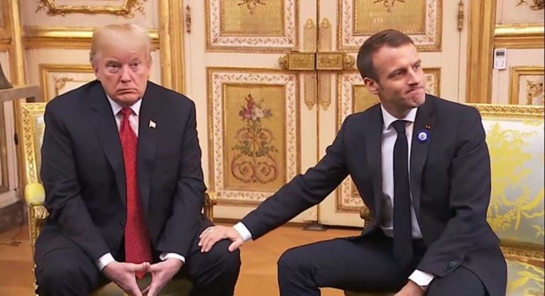 Du vin au chômage, Trump attaque Macron sur Twitter