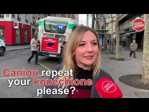 Regardez ces Parisiens (essayer de) parler anglais
