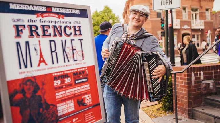 Shopping et bonnes affaires au Georgetown French Market