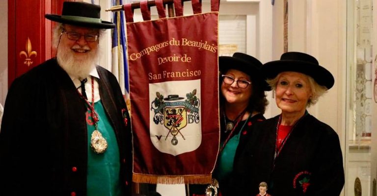 Un dîner arrosé avec les Compagnons du Beaujolais de San Francisco