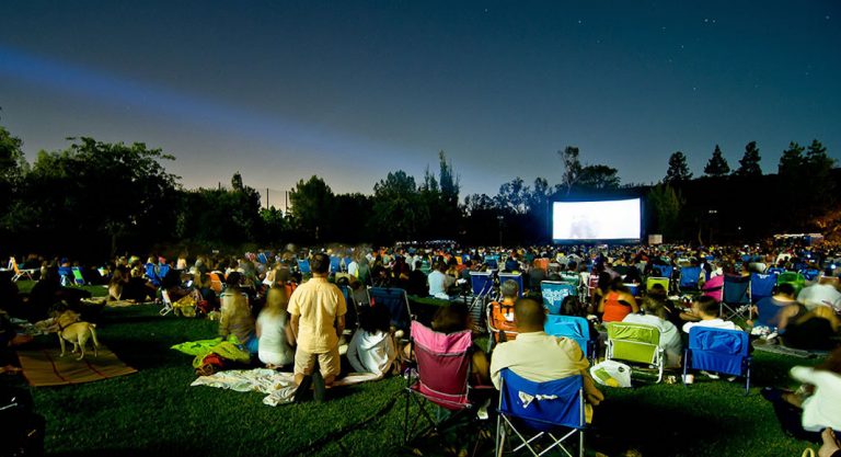 Où voir un film en plein air à Los Angeles ?
