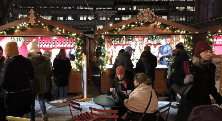 Au marché de Noël de Strasbourg à New York, l'Alsace en opération séduction