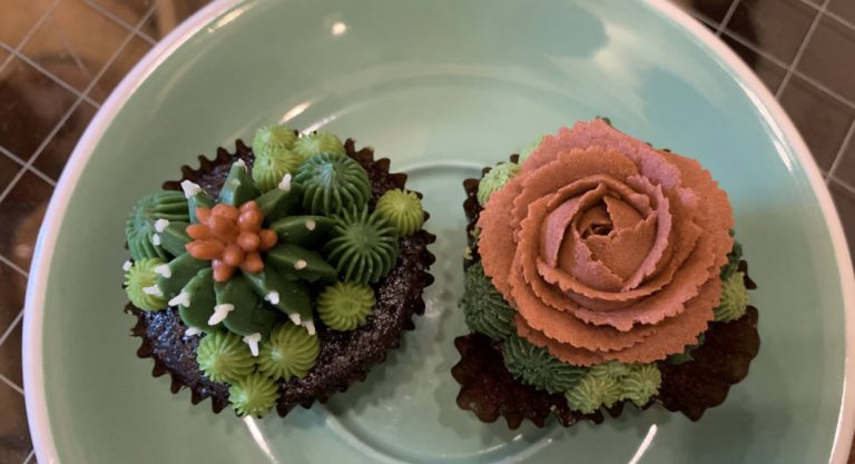 Des mini cupcakes comme des oeuvres d’art