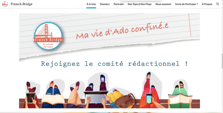 French Bridge, un média participatif pour les adolescents francophones
