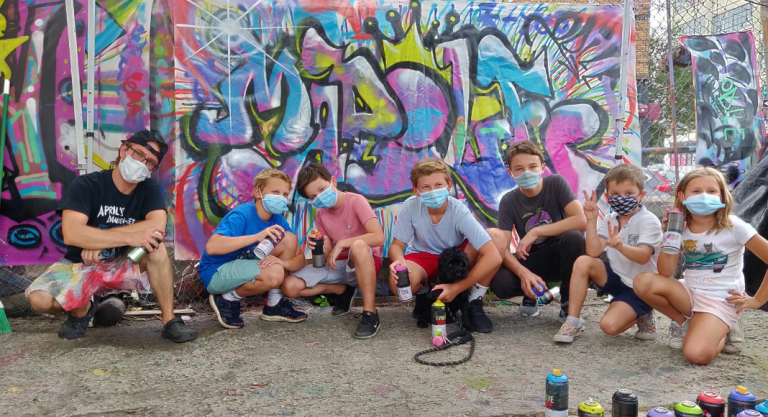 Profitez de l’été pour réaliser un atelier “Street Art” en famille à Bushwick