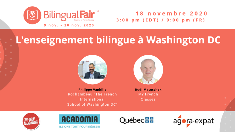 Bilingual Education Fair 2020 : à Washington DC, quelles options d’éducation bilingue pour votre enfant ?