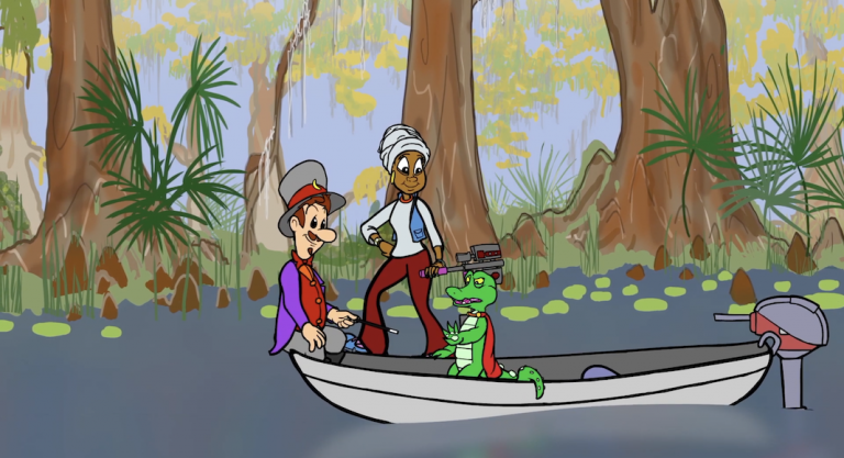 « Les aventures de Boudini et ses amis », le premier dessin animé en français louisianais