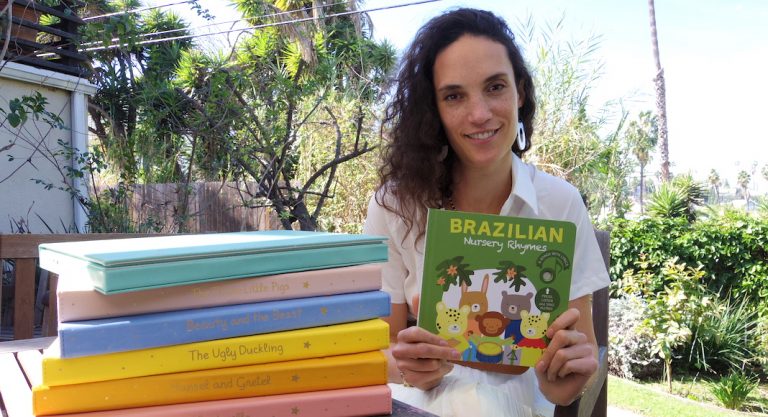 A Los Angeles, Carinne Meyrignac a laissé la banque pour les livres audio pour enfants