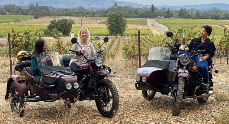 Idée évasion : des excursions en side-car dans la Napa Valley