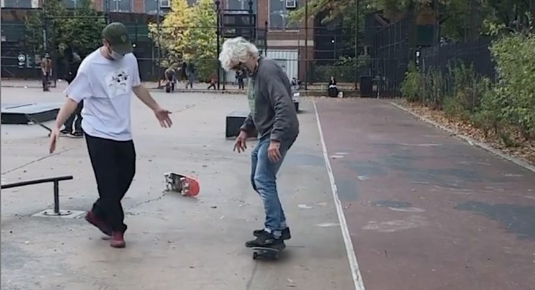 Hervé Riou, un chef français se mobilise pour les skateboarders de Brooklyn