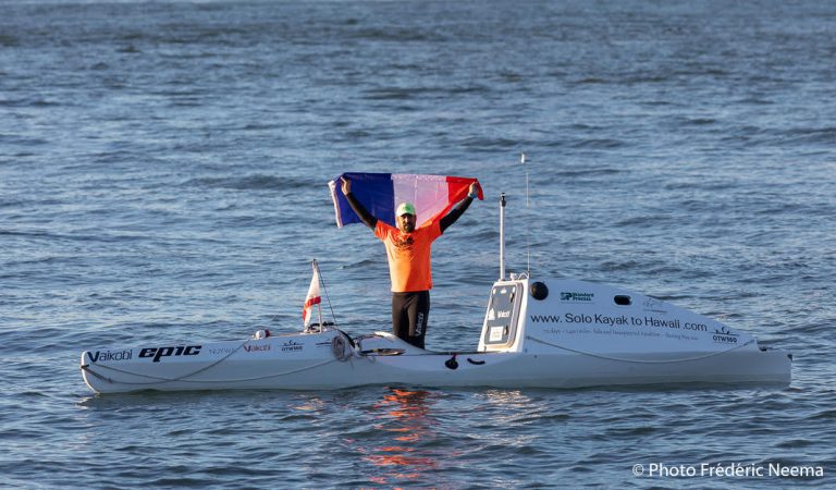Un Français de la Baie se prépare à une traversée du Pacifique en kayak et en solo