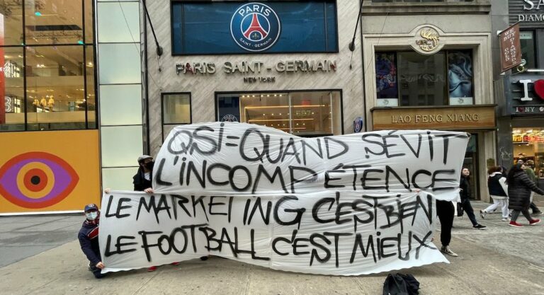 Les supporters du PSG en colère à New York