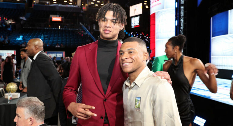 NBA : 4 Français draftés sous les yeux de Mbappé