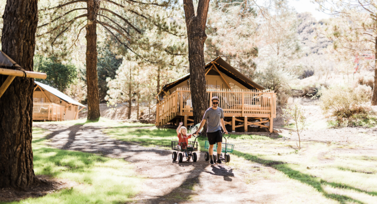Huttopia Paradise Springs, camper à la française en Californie