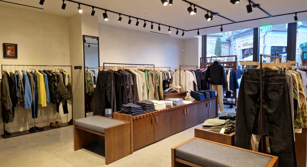 La boutique Officine Générale à Pacific Palisades