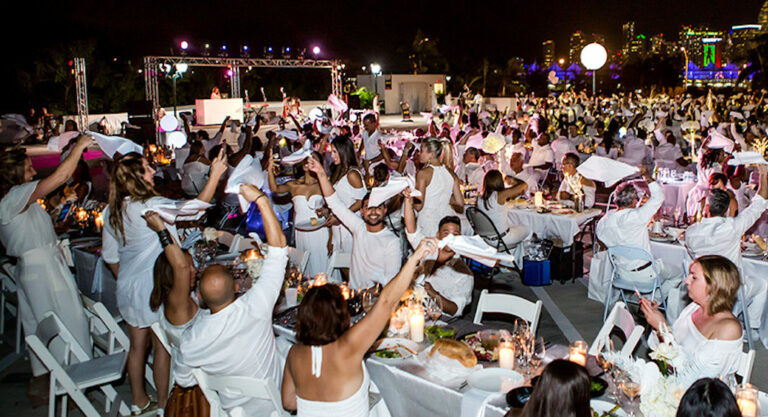Le Dîner en Blanc remet le couvert à Miami