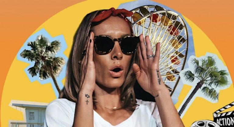 «God Bless America»: Sarah Trem sur scène à Santa Monica