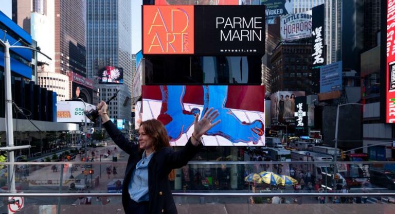 L’artiste Parme Marin: «Une vraie chance» d’exposer sur les billboards de Times Square