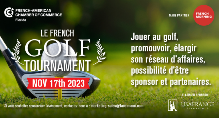 Le French Golf Tournament ce 17 novembre à Miami