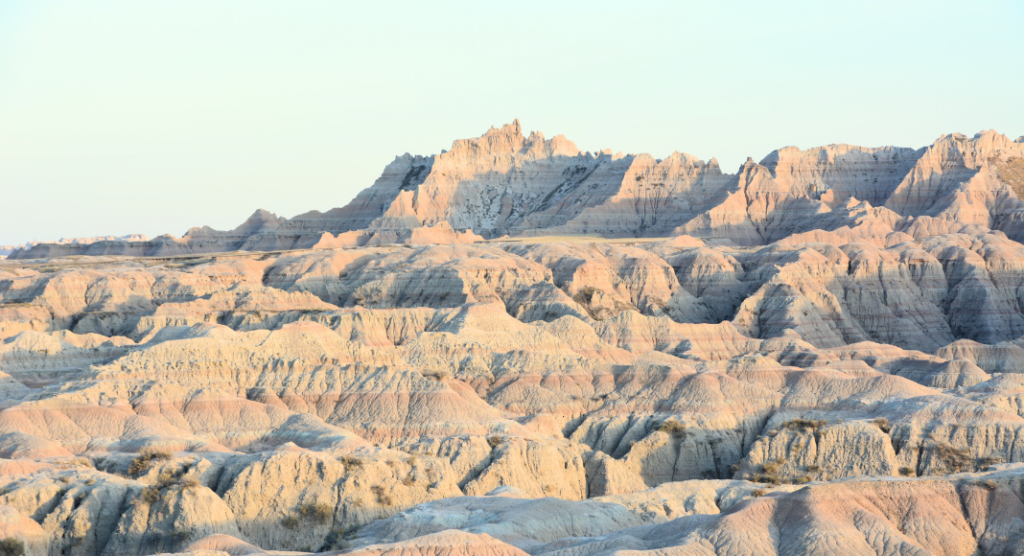 Point de vue parc national de Badlands