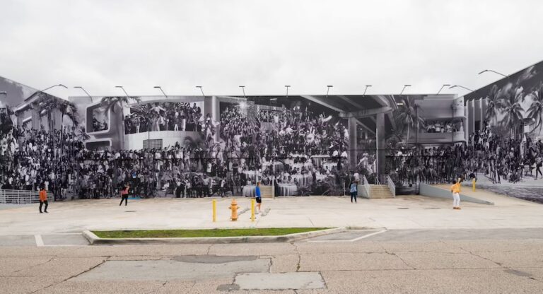 JR dévoile sa fresque XXL à Miami