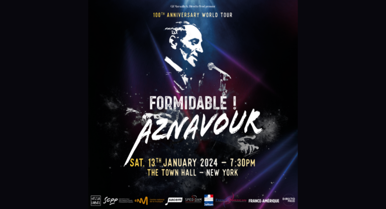 Gagnez des places pour Formidable ! Aznavour à New York
