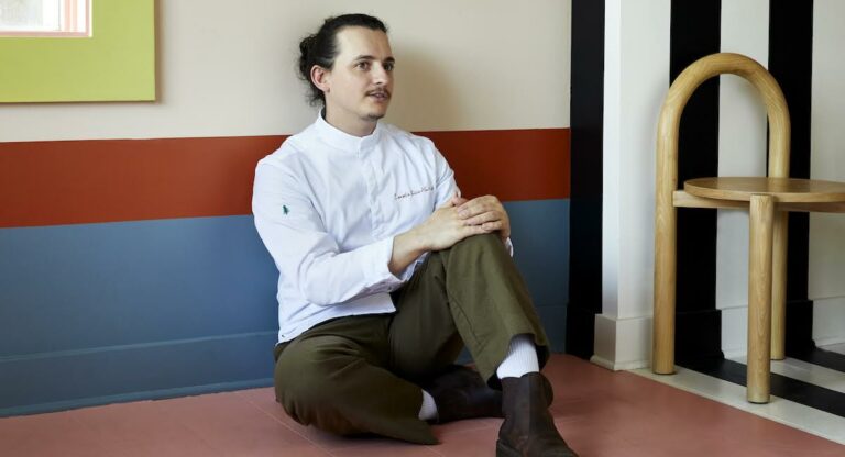 Corentin Poirier, le premier chef pâtissier à la Villa Albertine