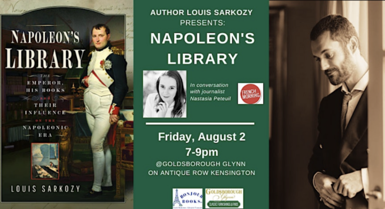 Conversation : Louis Sarkozy présente son livre «Napoleon’s Library» à Bonjour Books DC