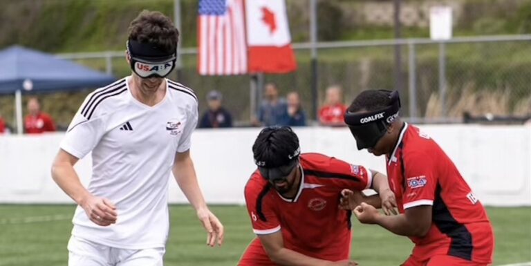 JO 2028: Charles-Édouard Catherine, le capitaine breton de l’équipe américaine de cécifoot