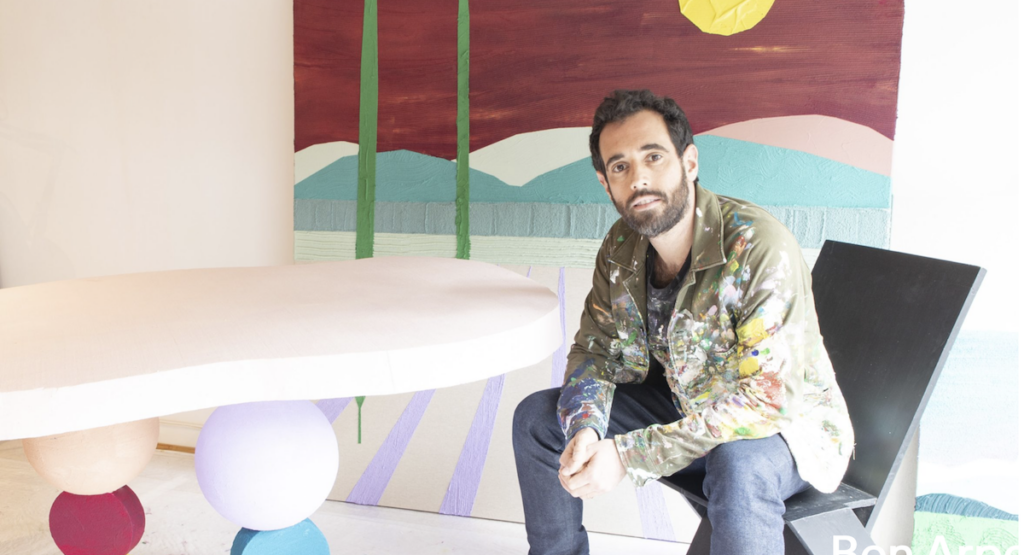 L'artiste peintre et sculpteur Ben Arpea qui vit de sa passion depuis 5 ans