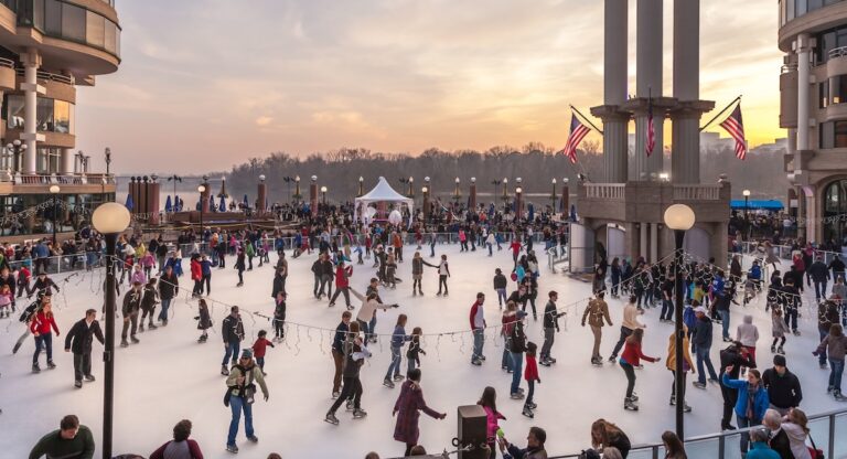 Avec le froid polaire à Washington, profitons des patinoires