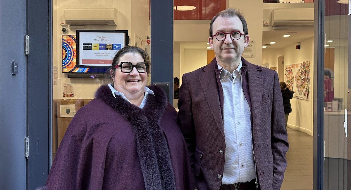Philippe et Laurence Roux, dirigeants de The École, en mode start-up