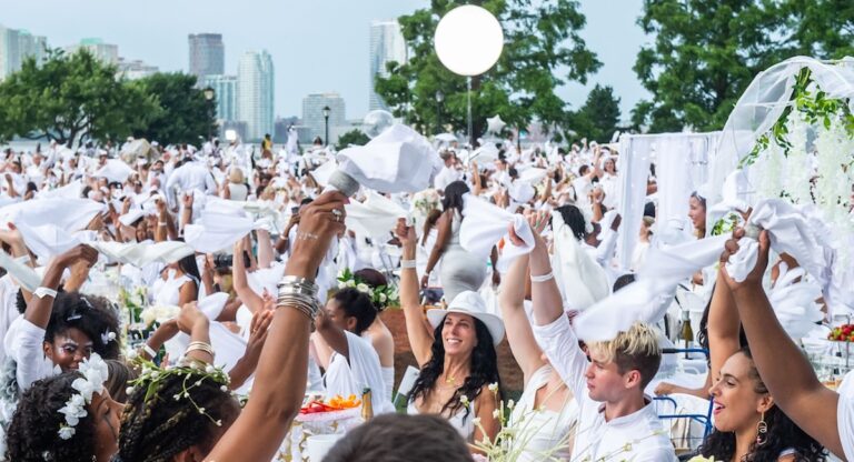 Le Dîner en Blanc remet les petits plats dans les grands à Miami